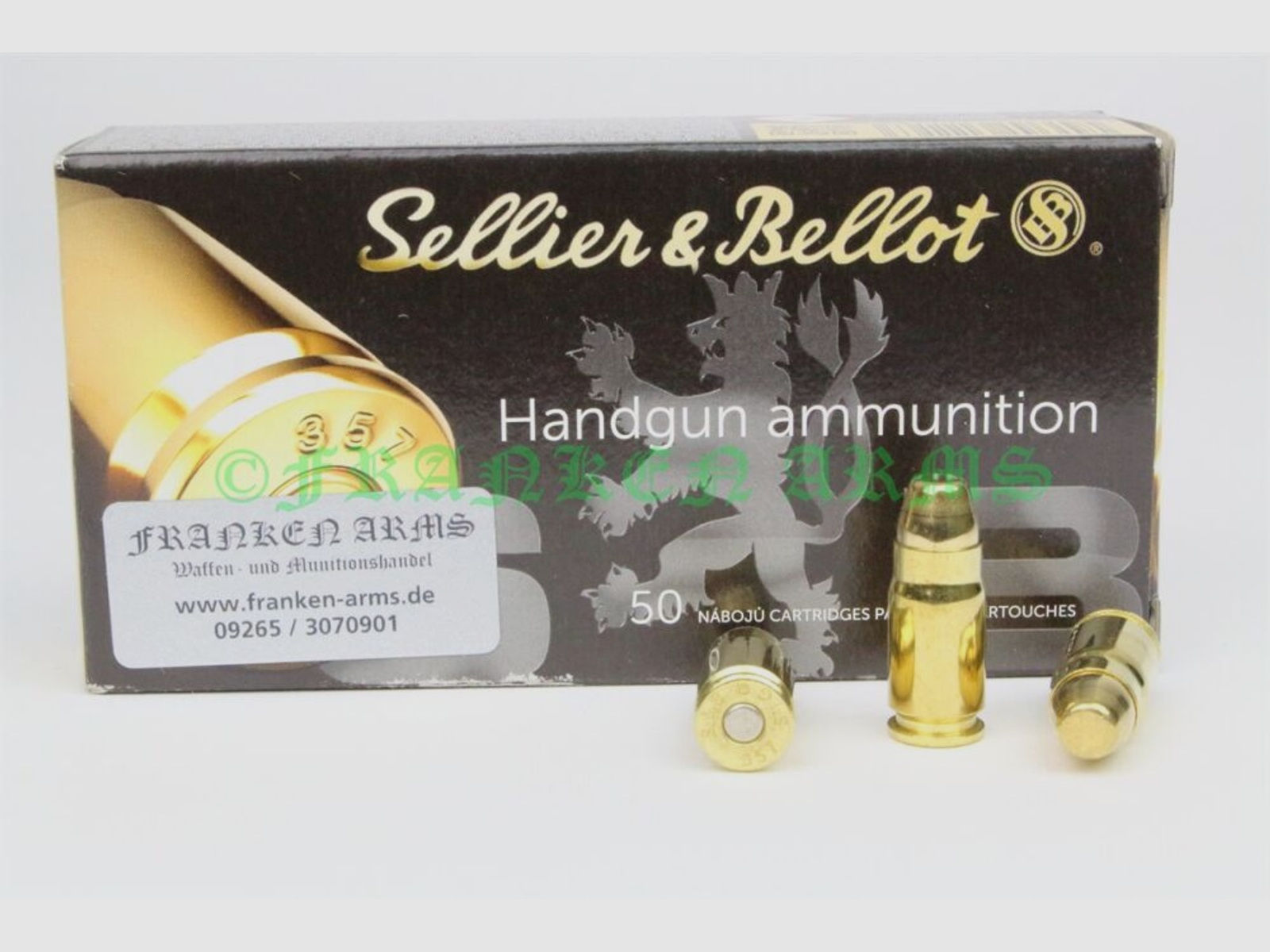 Sellier&Bellot	 .357 SIG FMJ 140gr. 9,0g 50 Stück Staffelpreise
