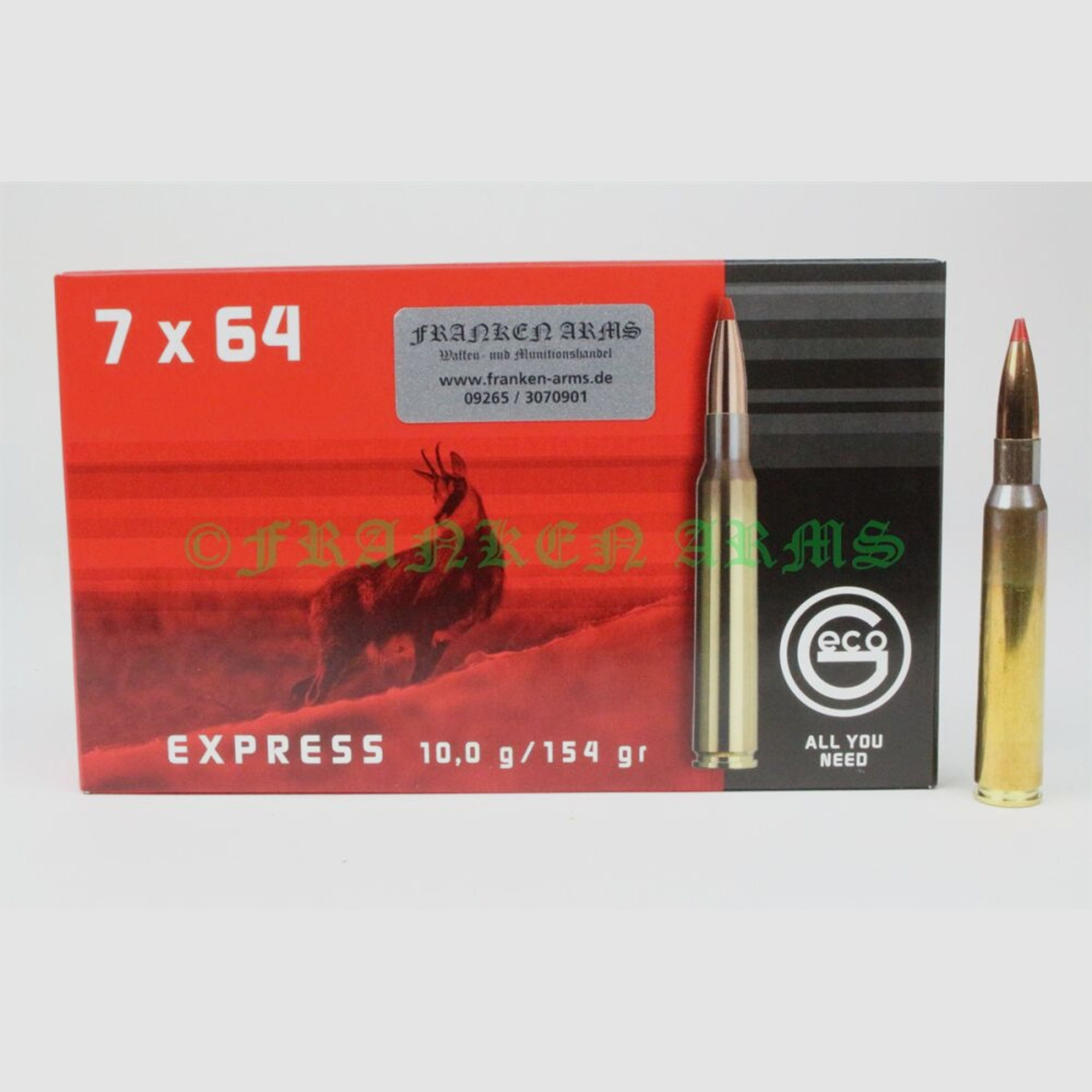 Geco	 Express 7x64 154gr. 10,0g 20 Stück Staffelpreis