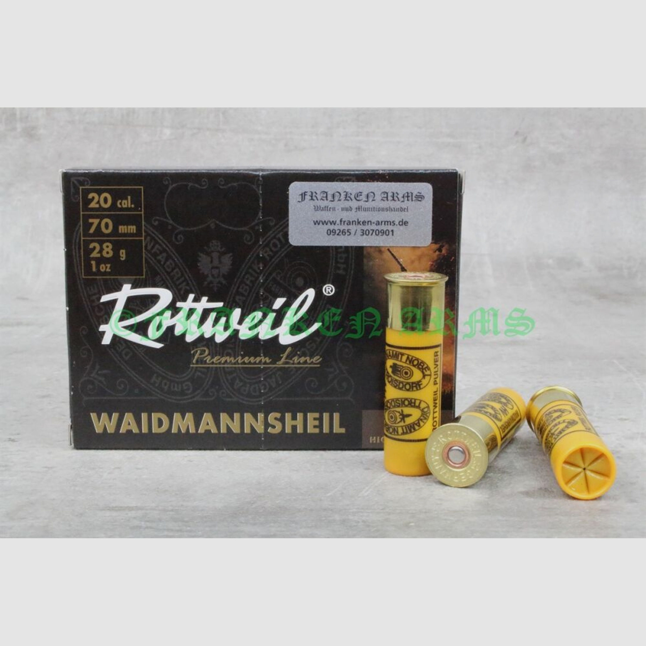 Rottweil	 Waidmannsheil HV 20/70 3,2mm 10Stück Staffelpreise