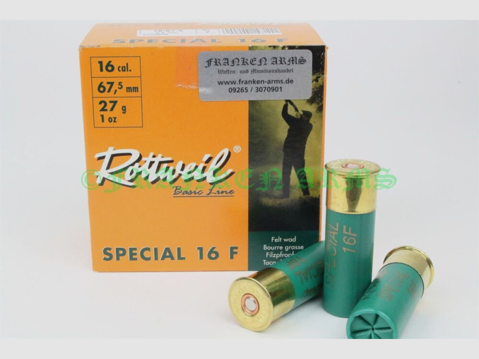 Rottweil	 Special 16F 16/67,5 2,5mm 25Stück Staffelpreise