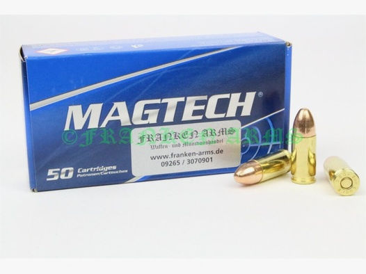 Magtech	 9mm Luger FMJ 124gr. 8,0g 50 Stück Staffelpreise