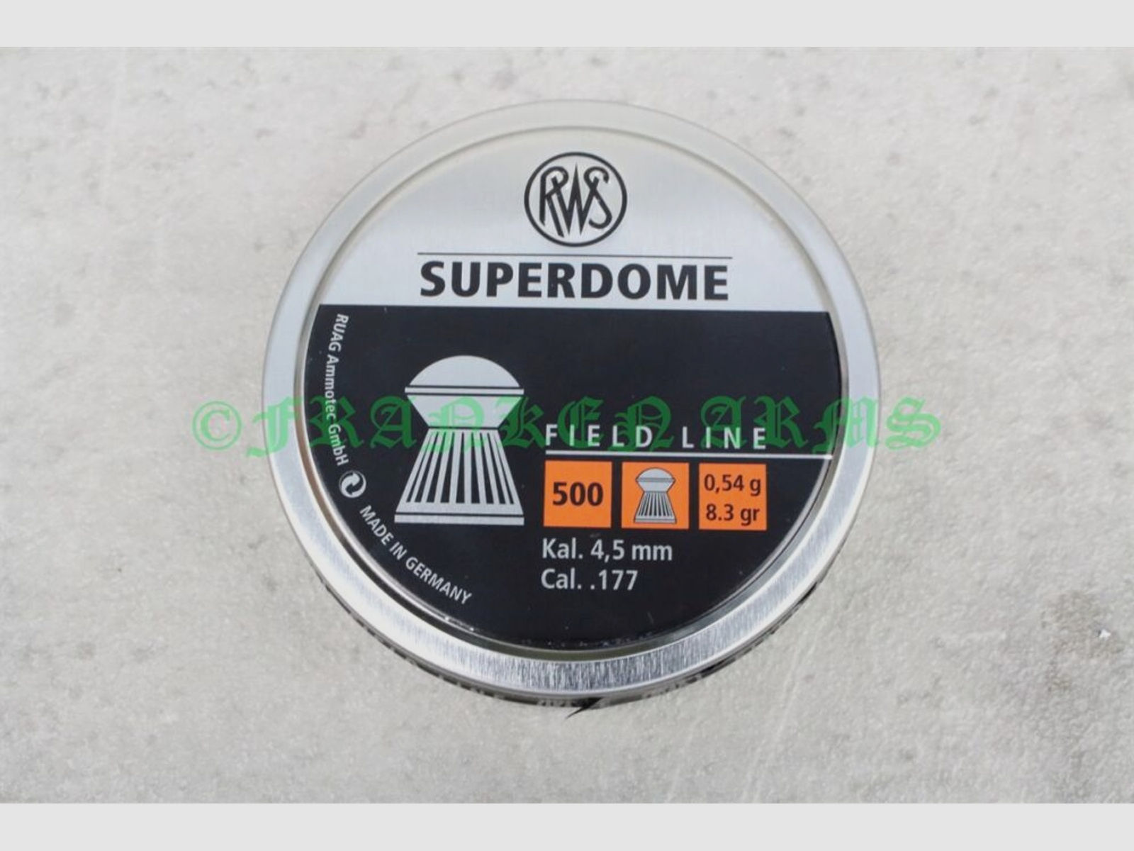 RWS	 Superdome 4,50mm 500 Stück