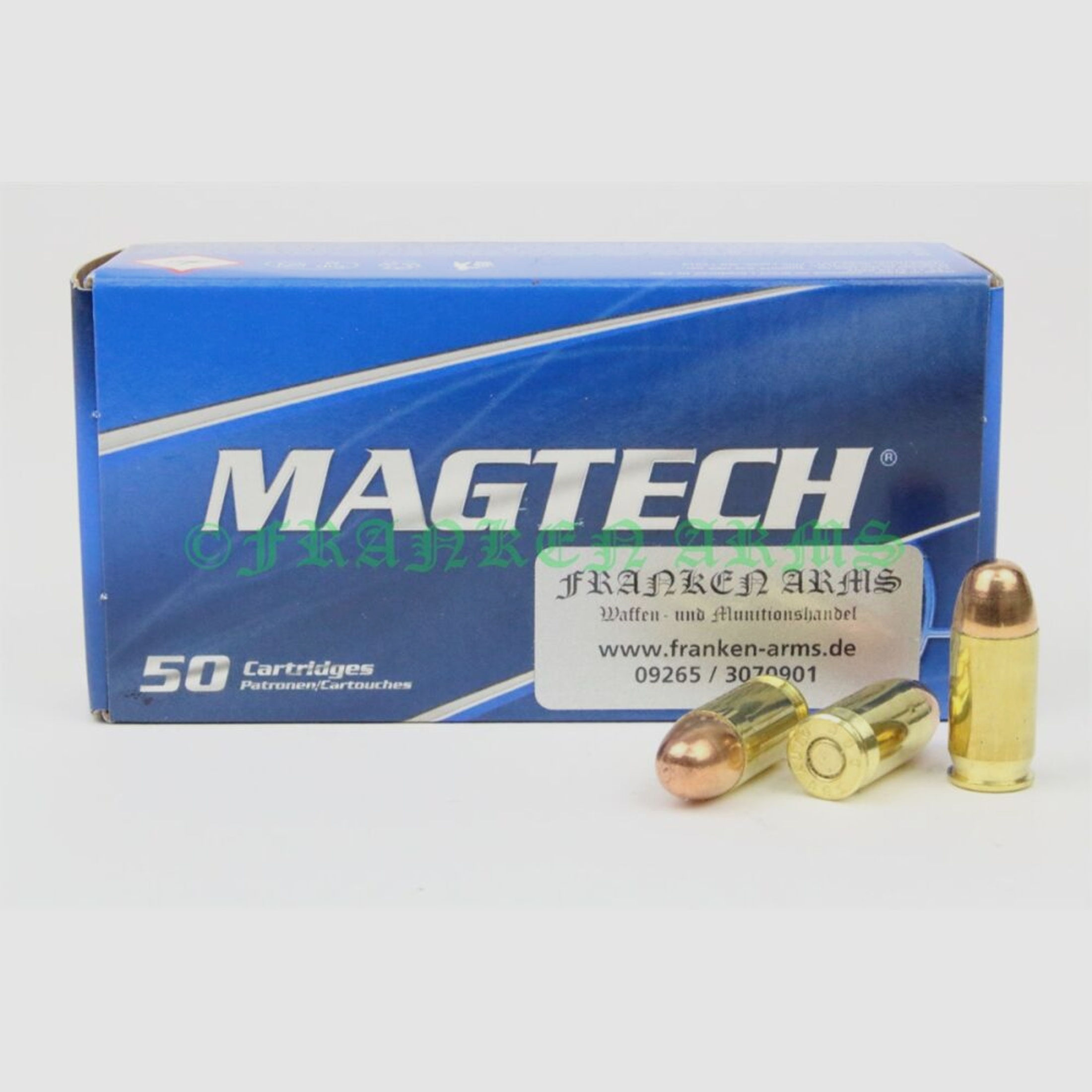 Magtech	 9mm kurz (.380 Auto) FMJ 95gr. 6,15g 50 Stück Staffelpreise