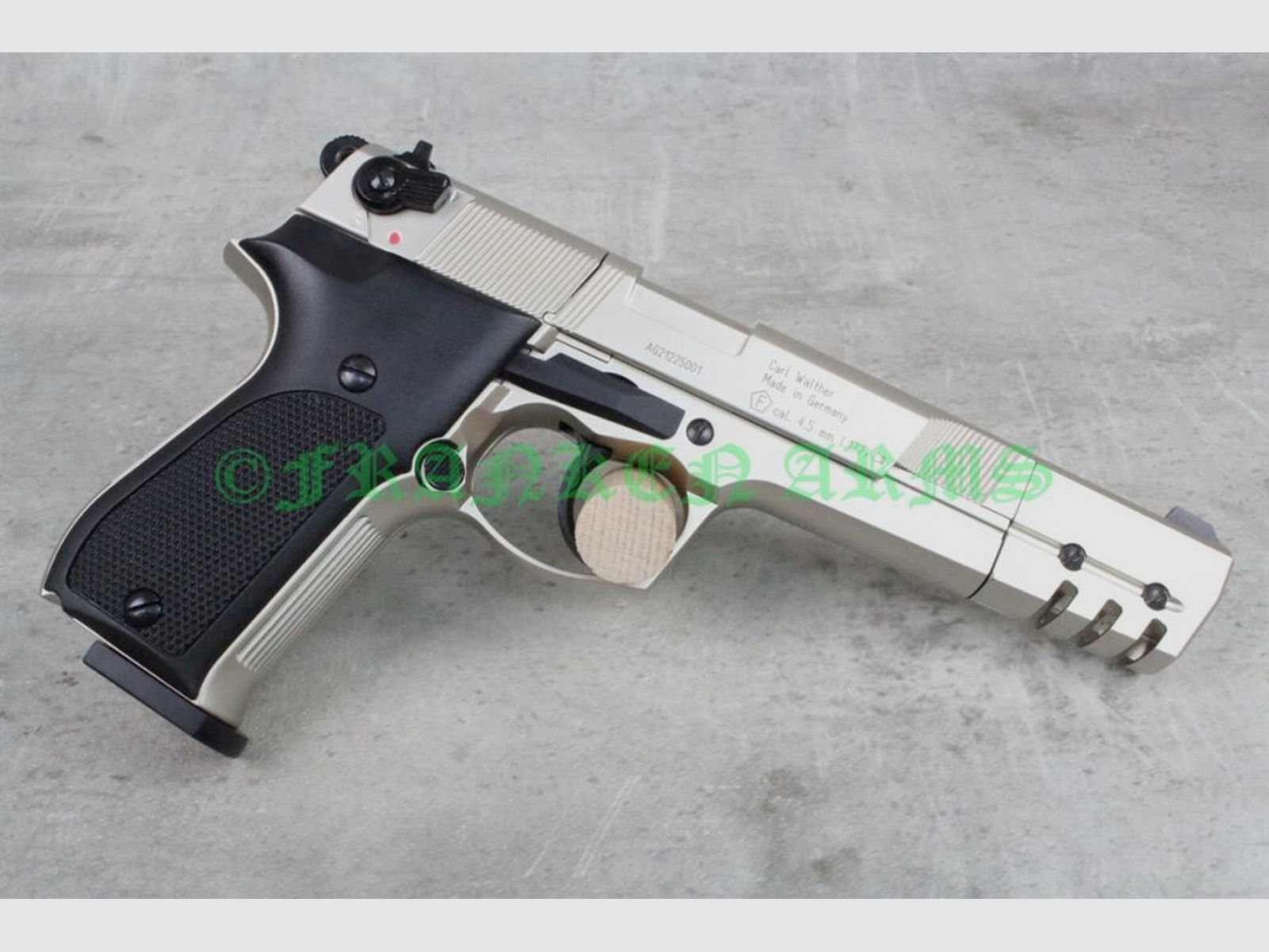 Walther	 CP88 Competition Vernickelt Komplettset