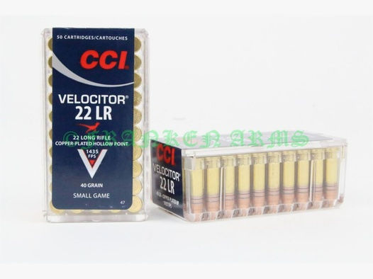 CCI	 Velocitor .22 l.r. 40gr. 2,6g 50 Stück Staffelpreise