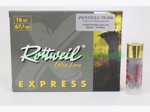 Rottweil	 Express 16/67,5 7,4mm 10Stück Staffelpeise