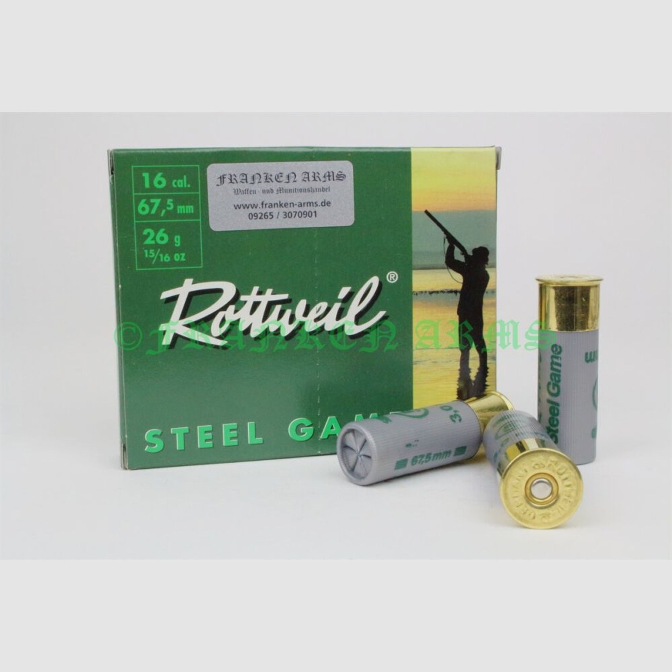 Rottweil	 STEEL GAME 16/67,5 3,0mm 26g 10Stück Staffelpreise