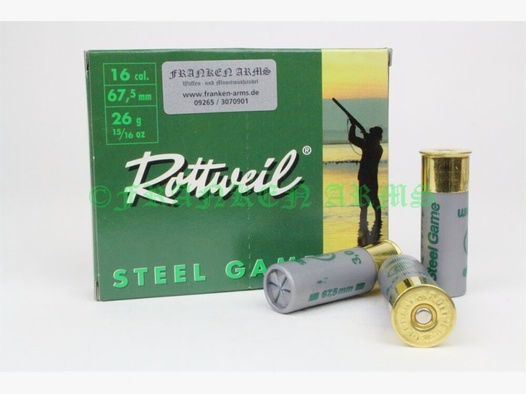 Rottweil	 STEEL GAME 16/67,5 3,0mm 26g 10Stück Staffelpreise