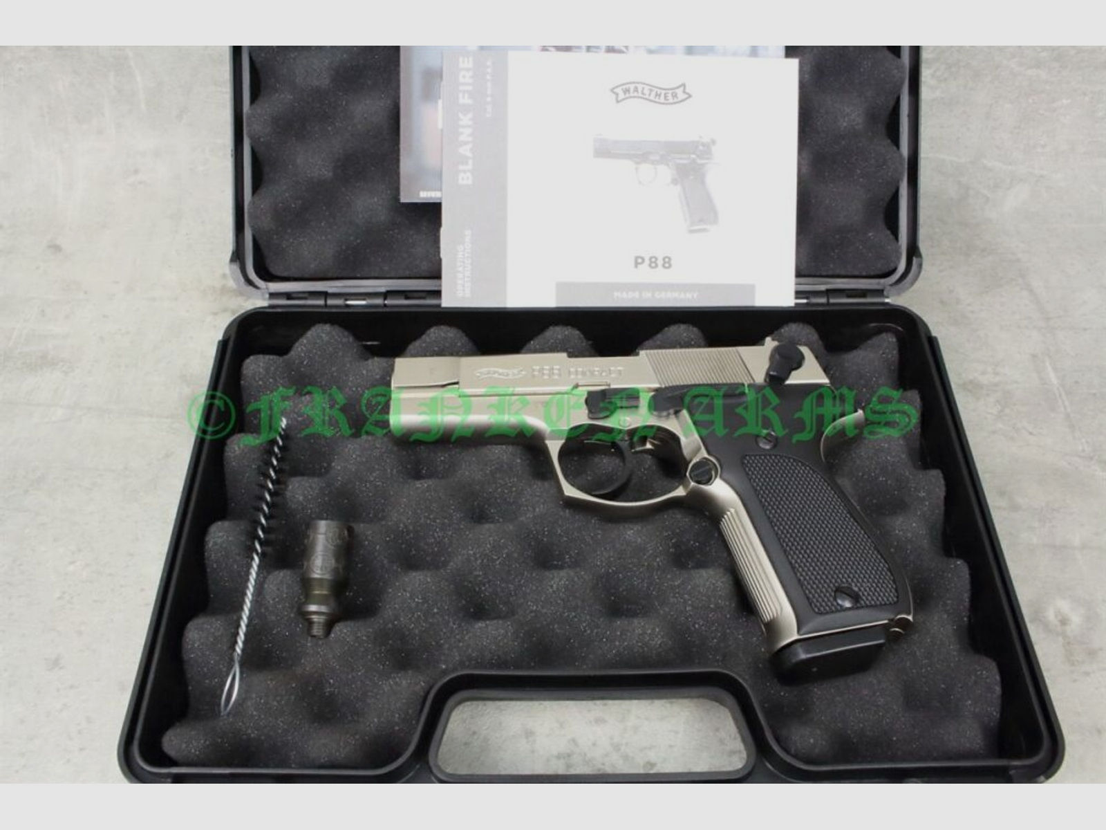 Walther	 P88 Compact 9mm P.A. vernickelt