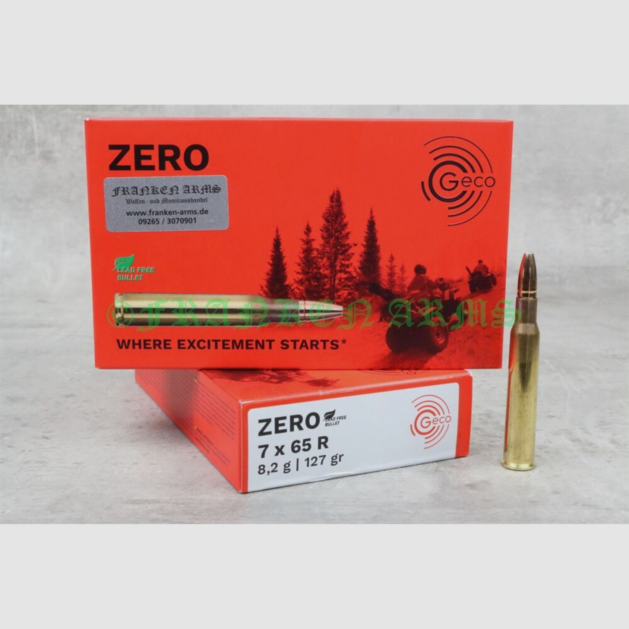 Geco	 Zero 7x65R 127gr. 8,2g 20 Stück Staffelpreis