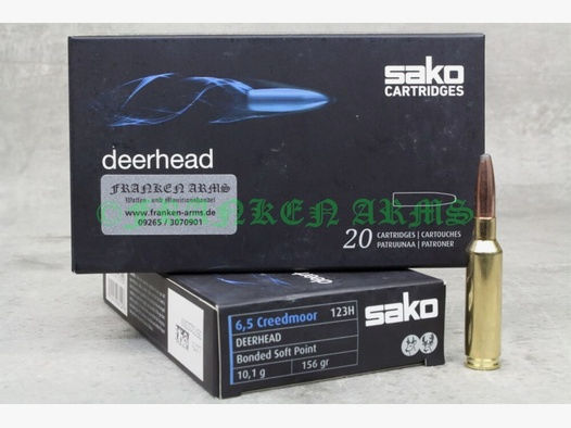 Sako	 Deerhead 6,5 Creedmoor 156gr. 10,1g 20 Stück