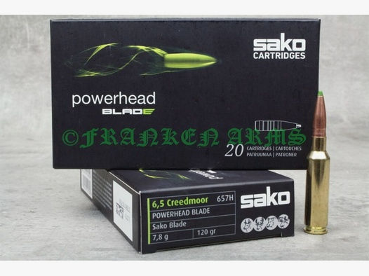 Sako	 Powerhead Blade 6,5 Creedmoor 120gr. 7,8g 20 Stück
