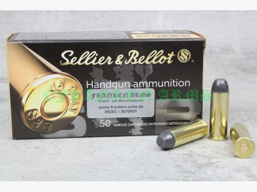 Sellier&Bellot	 .45 LC LFN 248gr. 16,1g 50 Stück Staffelpreise