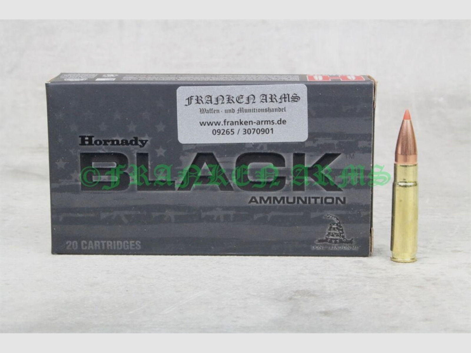 Hornady	 V-MAX Black .300 AAC Blackout 110gr. 7,1g 20 Stück Staffelpreise