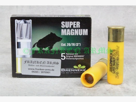 Brenneke	 Super Magnum 20/76 28,4g 5 Stück Staffelpreise