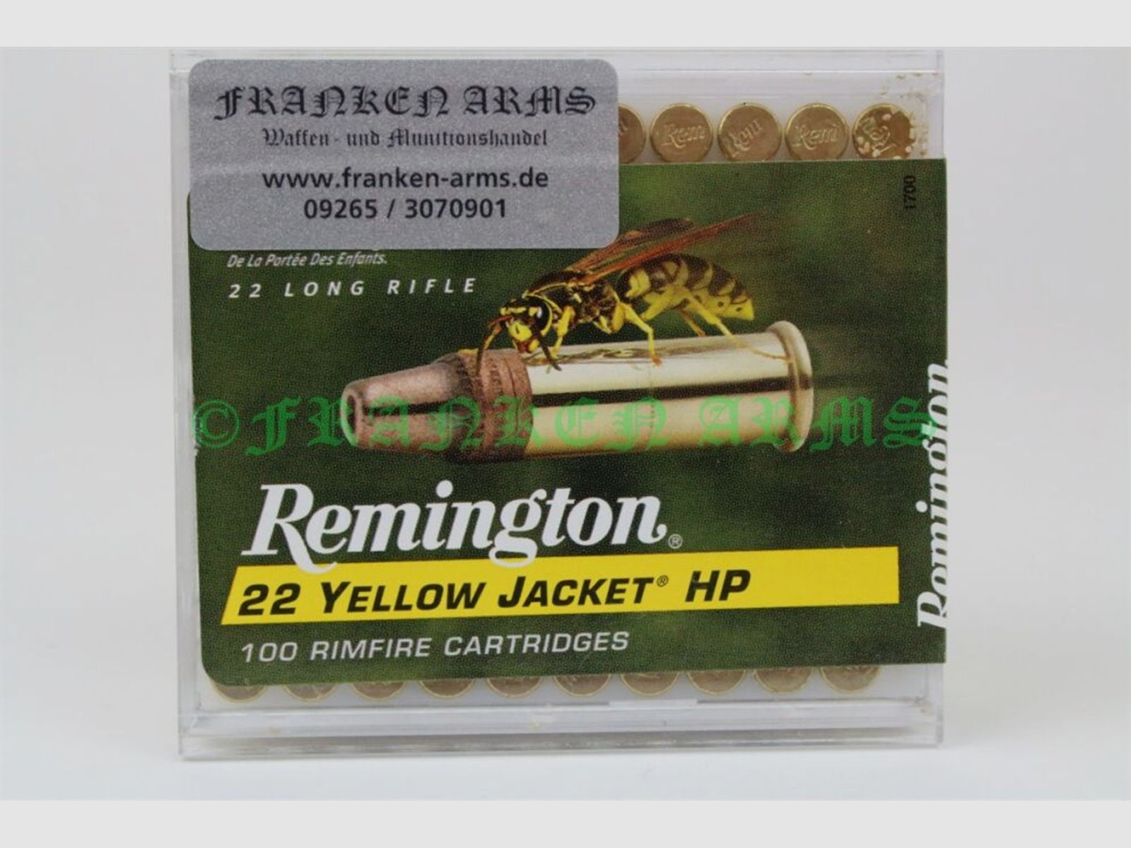 Remington	 Yellow Jacket .22 l.r. 33gr. 2,14g 100 Stück Staffelpreise