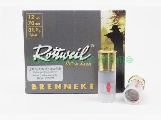 Rottweil	 Brenneke Classic 12/70 31,5g 10 Stück Staffelpreise