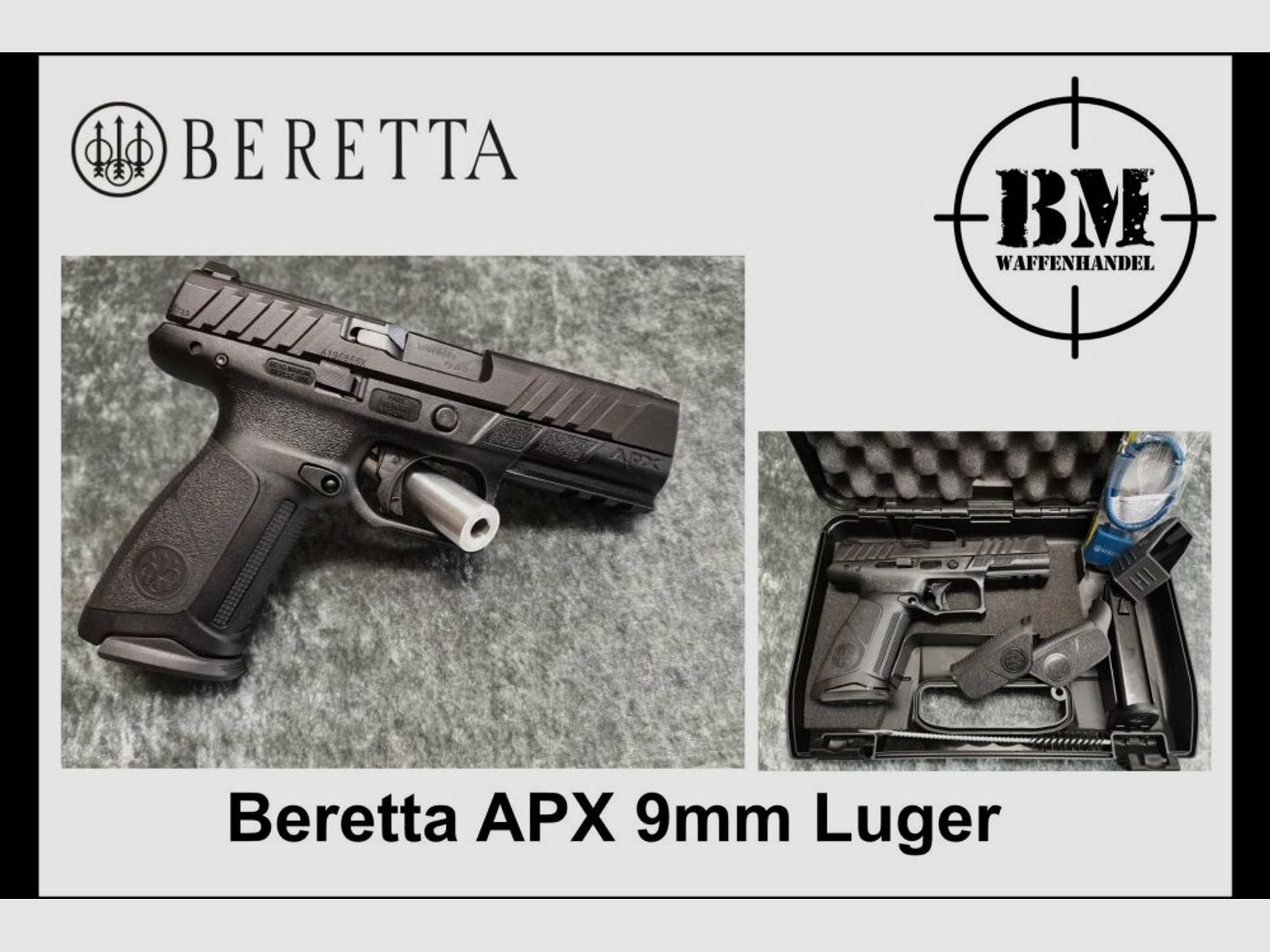 Beretta APX A1	 9mmLuger