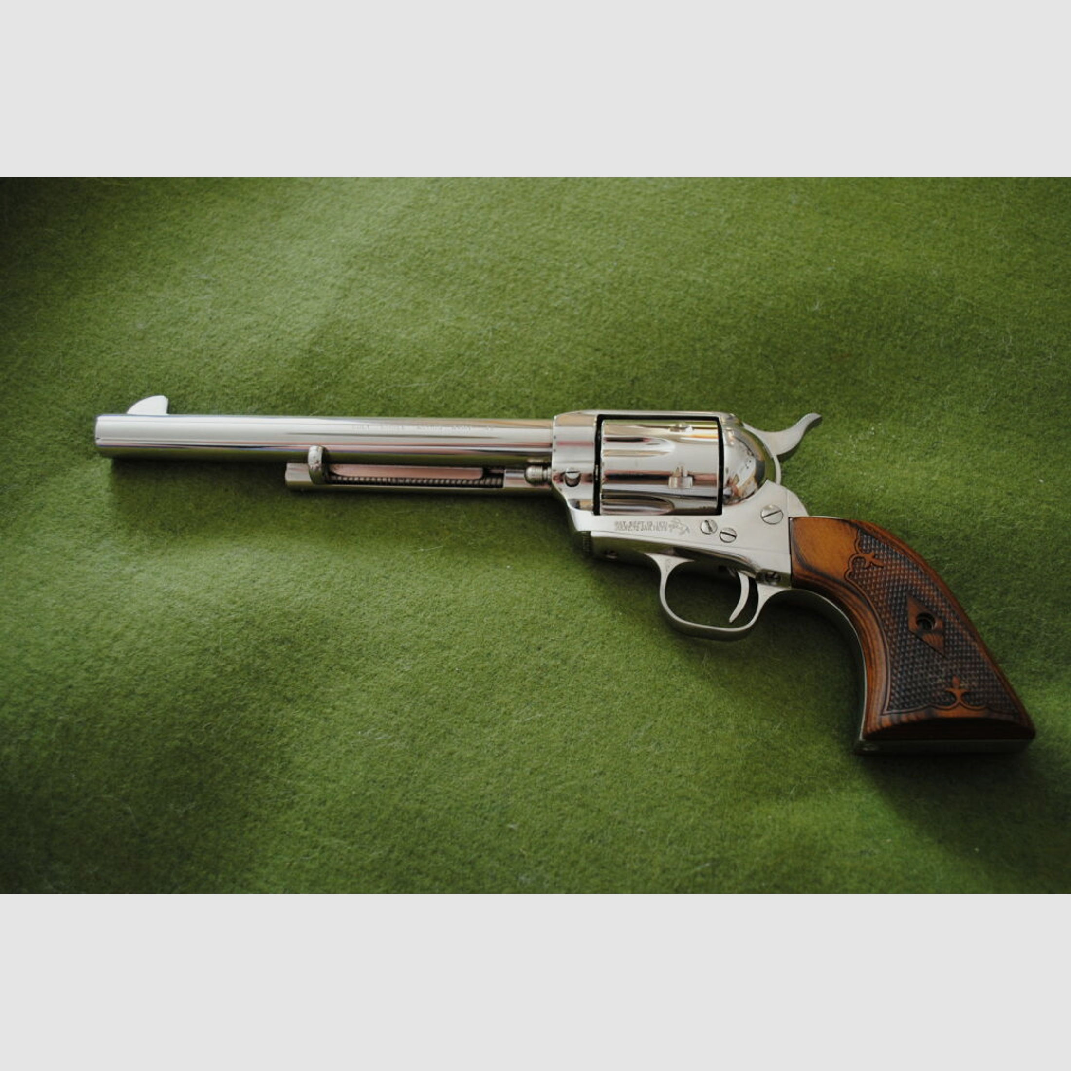 Original Colt SAA, Nickel, 7 1/2 " Lauf, frühe 3. Gen.