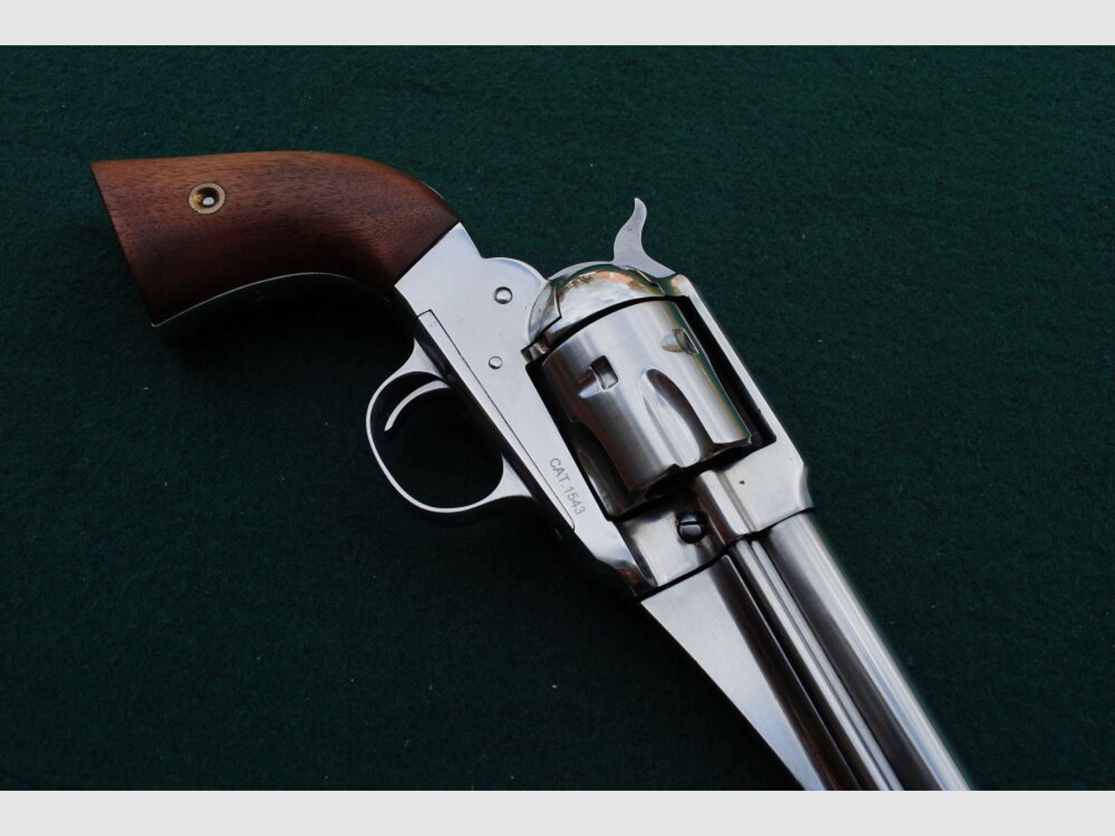 Hege Uberti Remington 1875 Outlaw, Hochglanz Stainless Steel