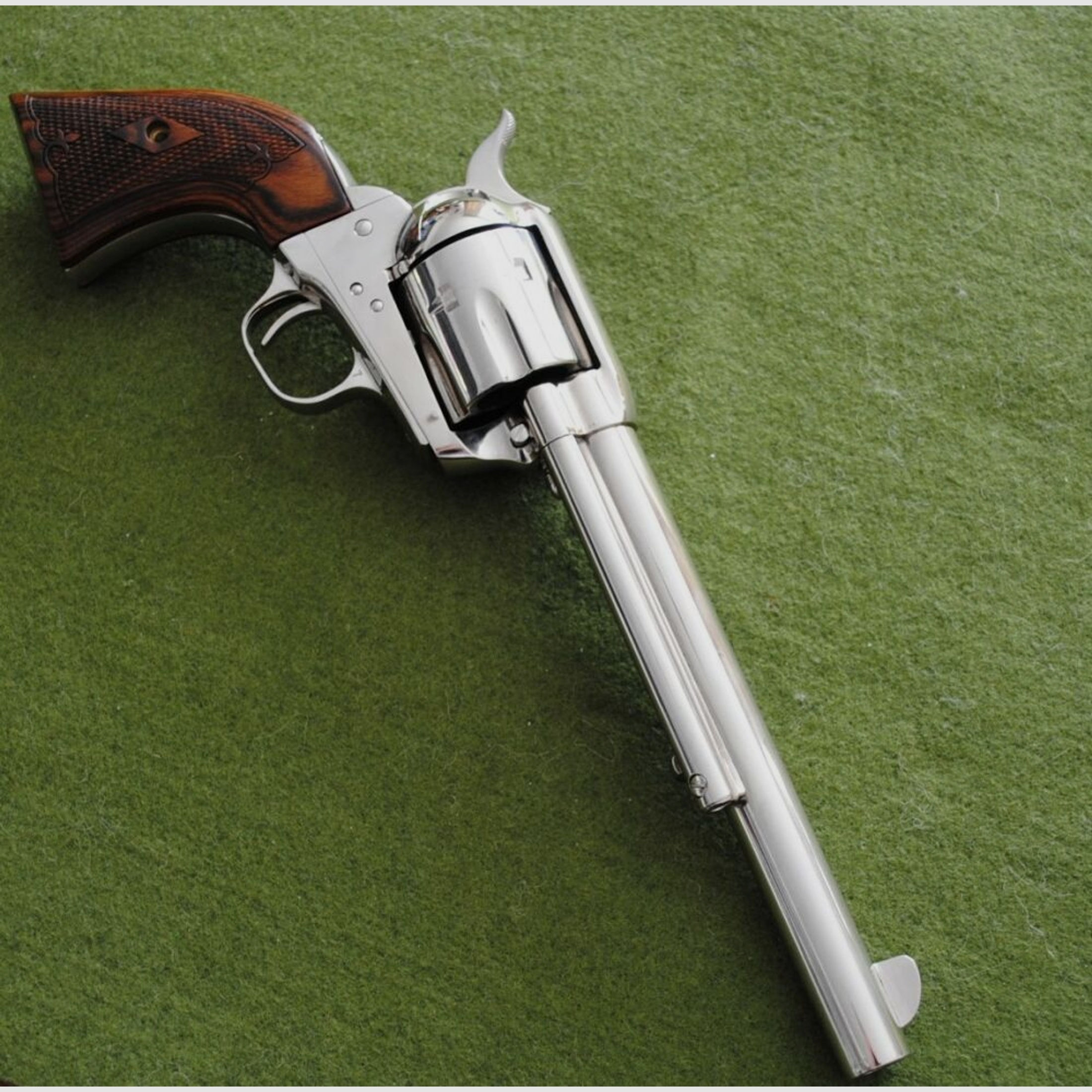 Original Colt SAA, Nickel, 7 1/2 " Lauf, frühe 3. Gen.