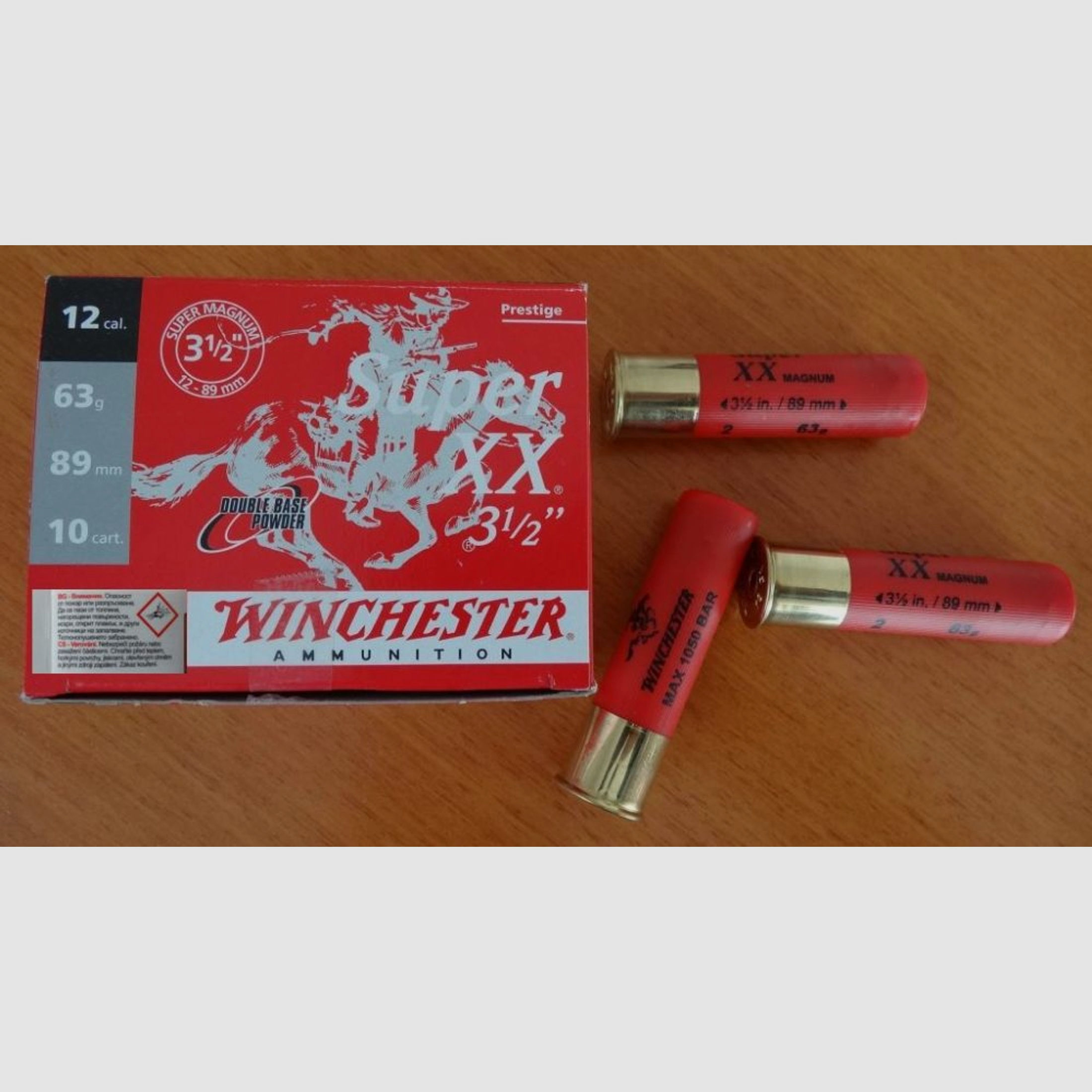 Winchester	 Winchester: Super XX Magnum-Schrotpatronen 12/89