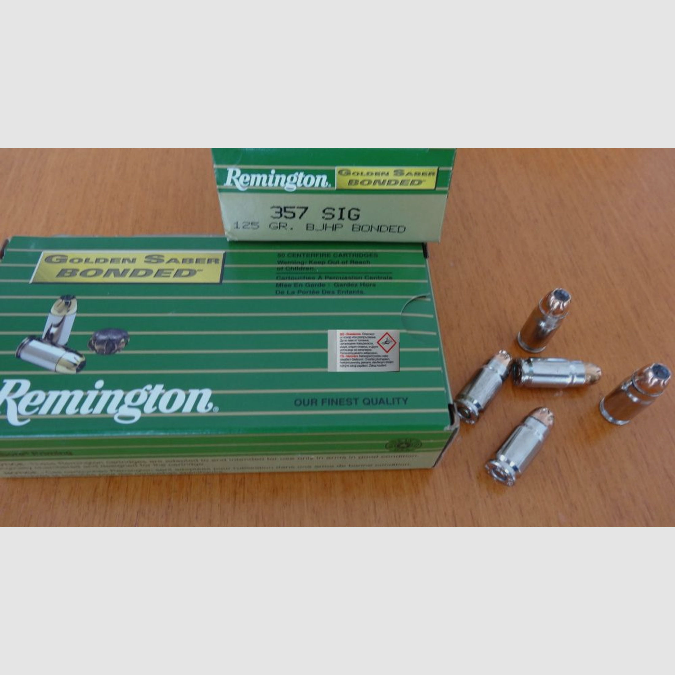 Remington	 REMINGTON GOLDEN SABER BONDED .357 SIG. 125 GR