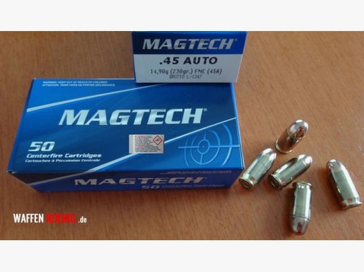 Magtech	 Magtech Patronen 45 ACP 14,9g VM