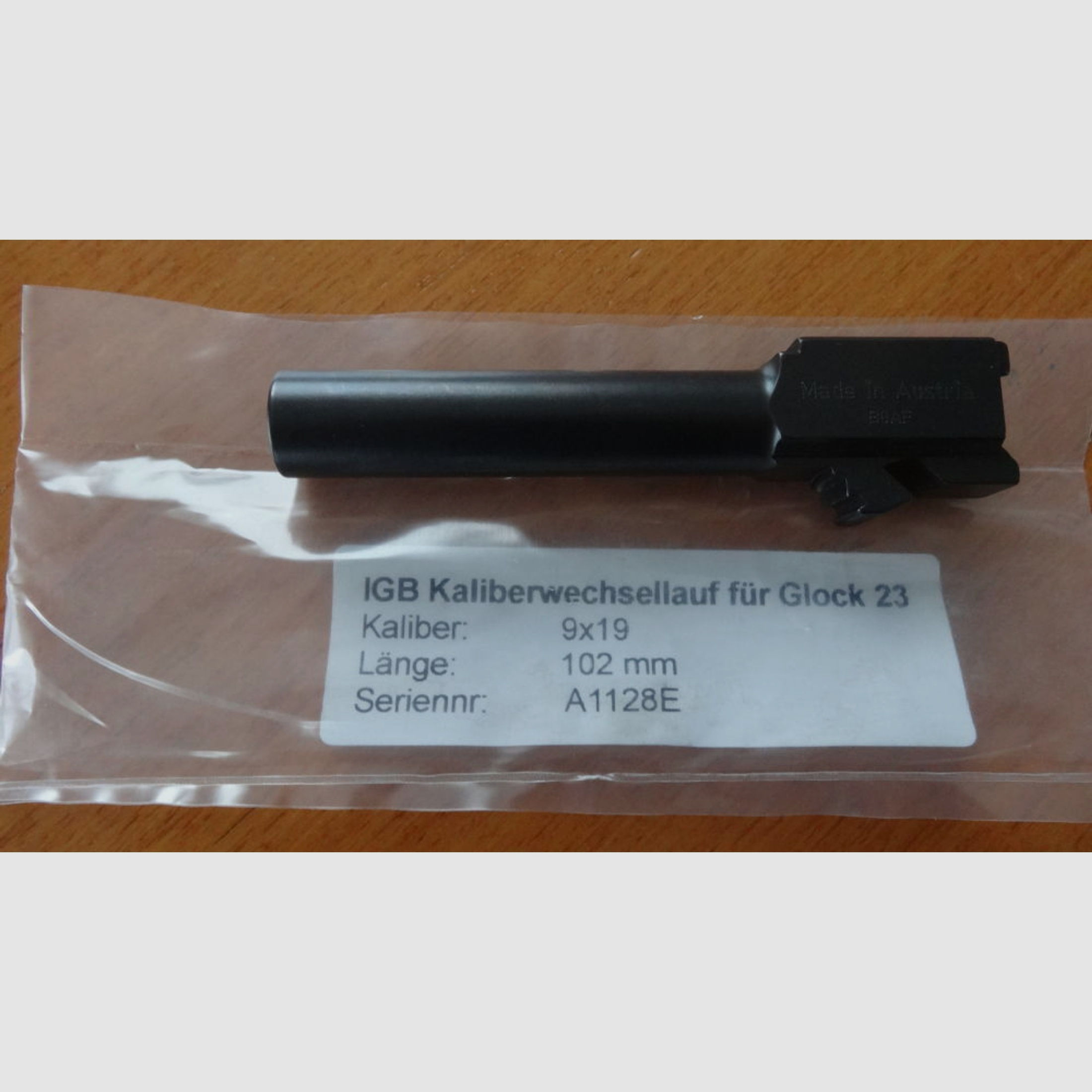 Glock-IBG	 IGB Kaliberwechsellauf 9mm oder 357 Sig für Glock 40S&W Pistole