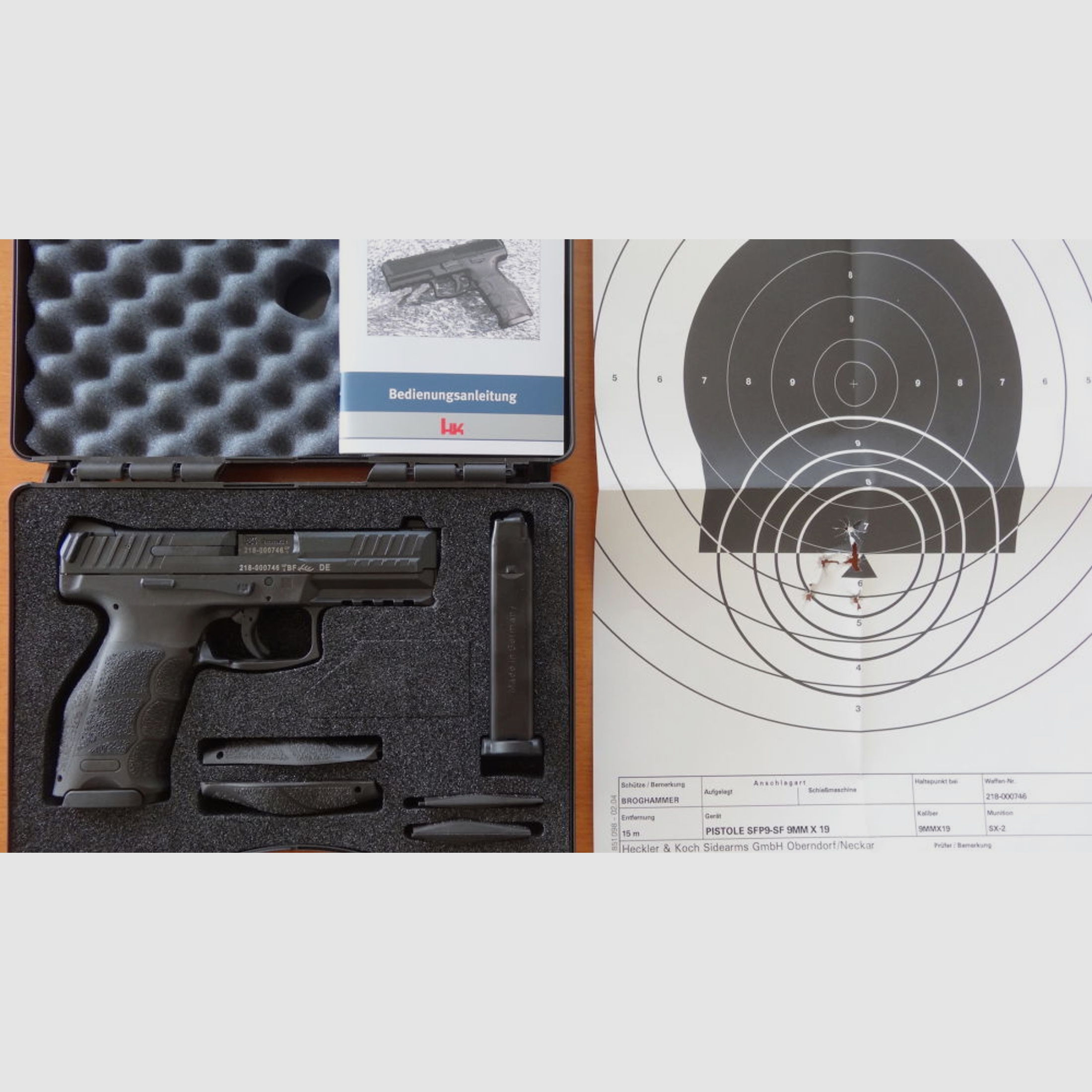 Heckler & Koch	 SL-Pistole: Heckler & Koch SFP 9 - Cal. 9mm