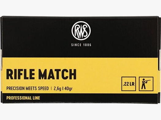 RWS	 RIFLE MATCH .22 LFB