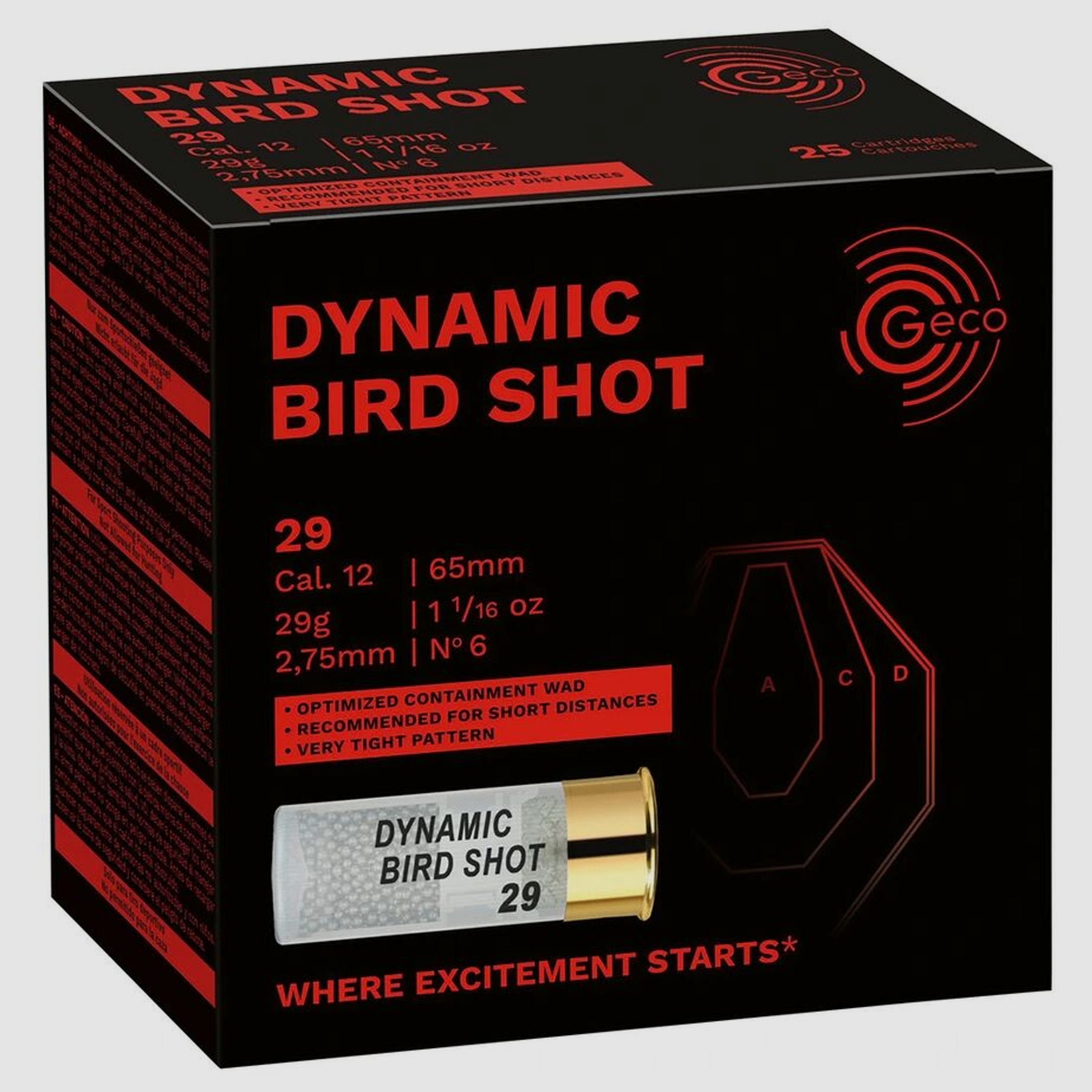 Geco	 12/65 Dynamic Bird Shot 29