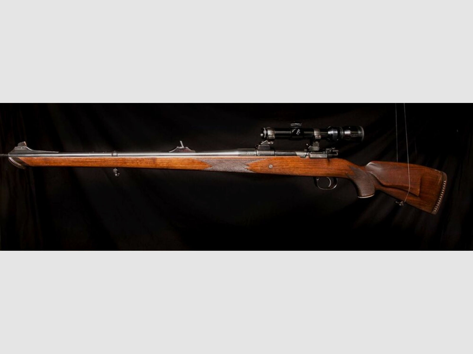 Custom Mauser 98 Drückjagd Spezial	 Stutzen mit Schwenkmontage und Drückjagd Zielfernrohr