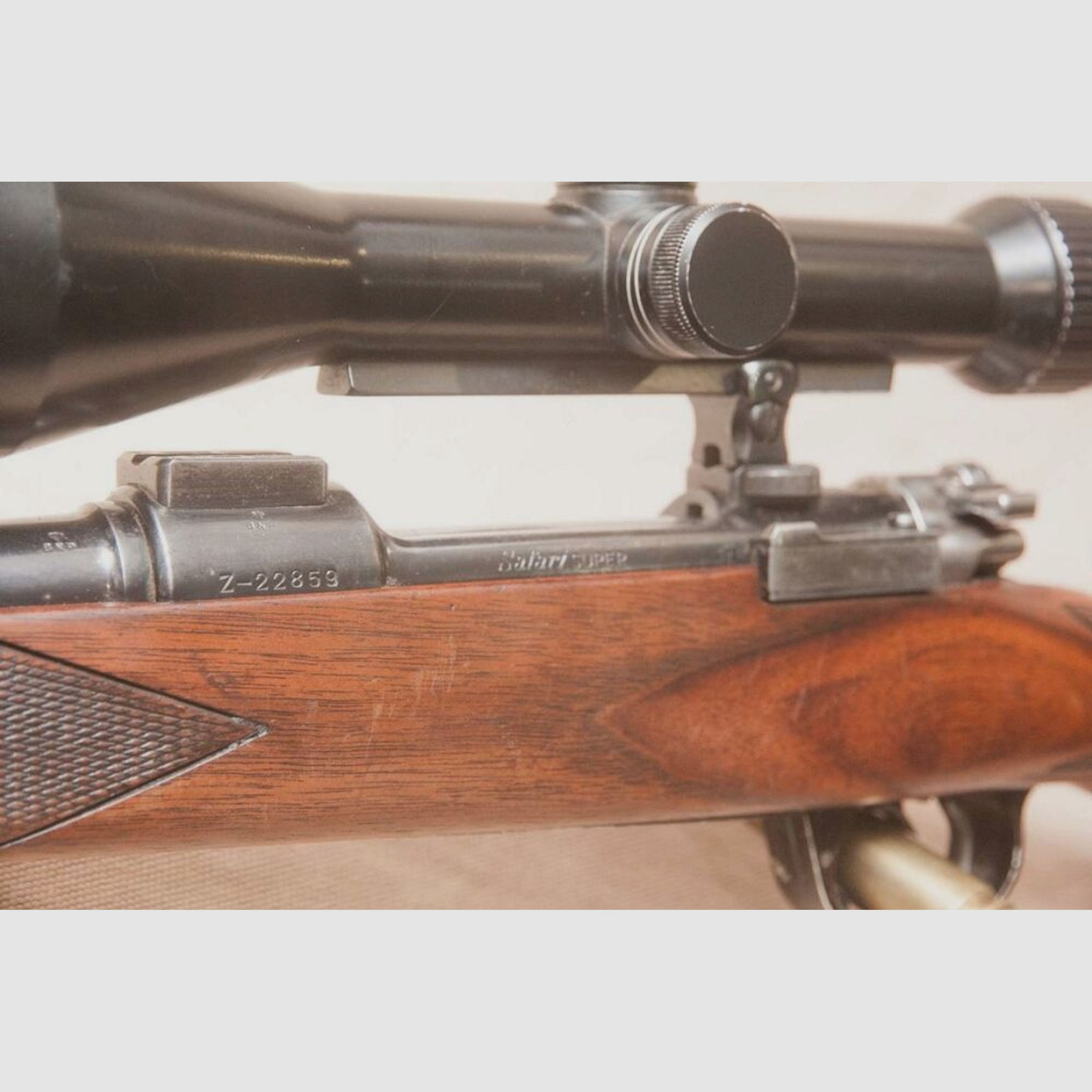 Mauser System 98 Parker Hale	 mit Zielfernrohr Nickel Marburg 3-12x56 Leuchtabsehen 4