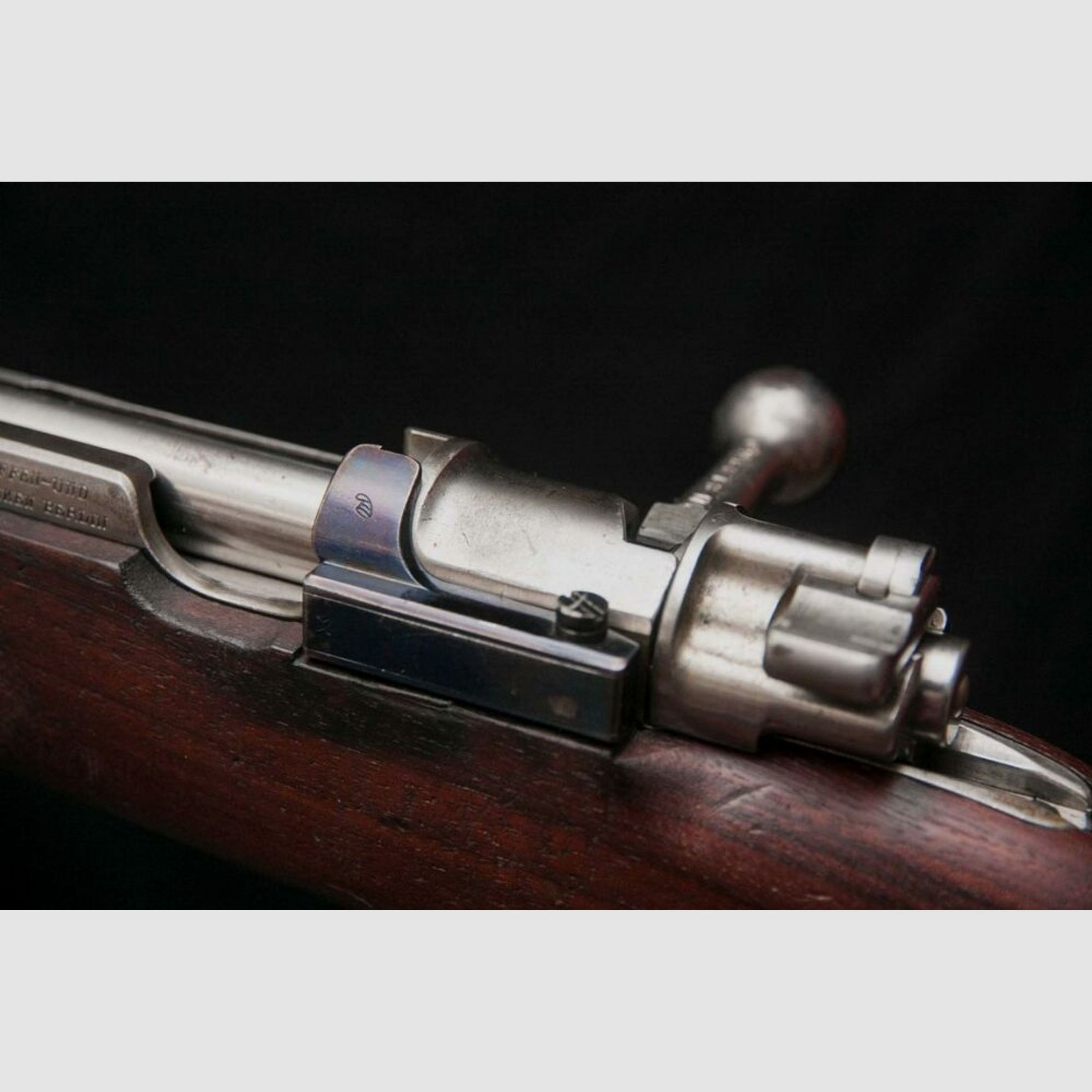 DWM Berlin Mauser 98	 1909 Argentino nummerngleich, nummerngleicher Putzstock