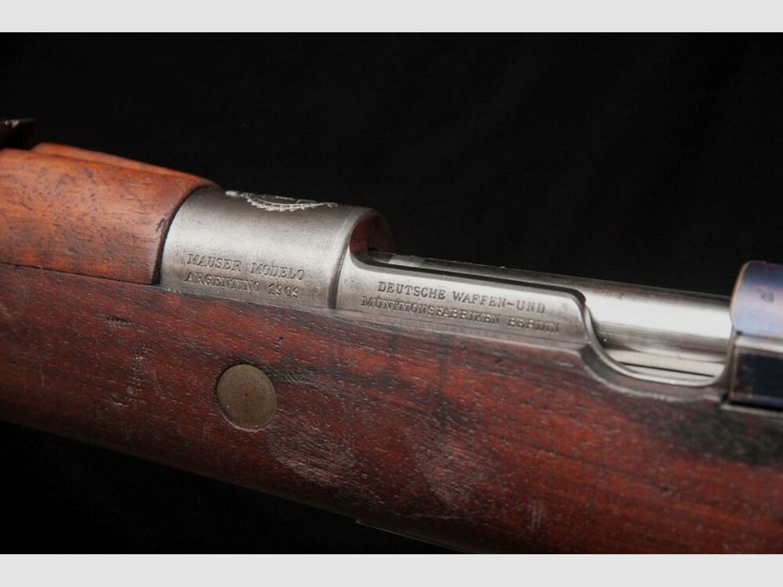 Mauser 98 Argentino 1909 mit nummerngleichen Putzstock	 nummerngleich