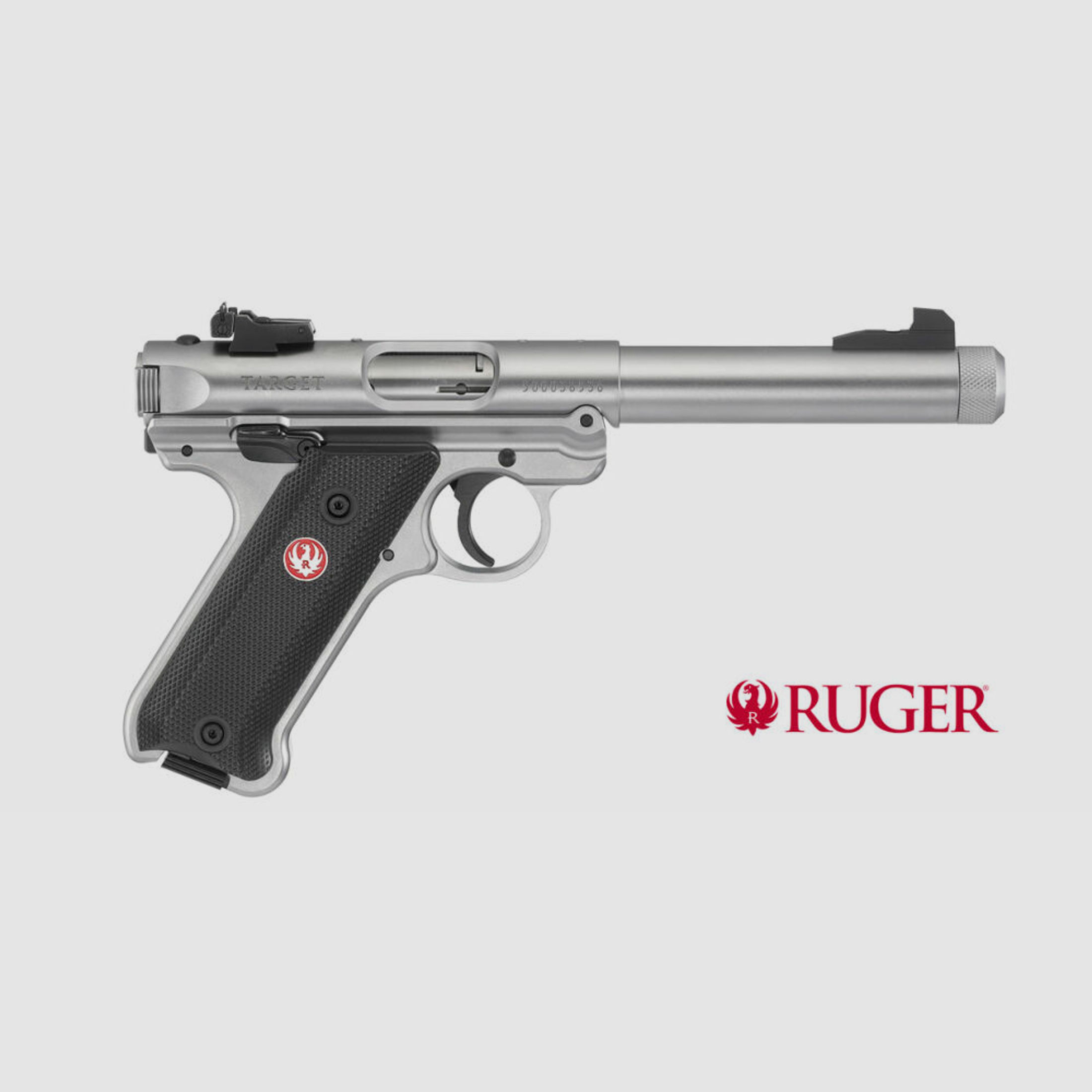 Ruger	 Mark IV Target Stainless Threaded 5,5"