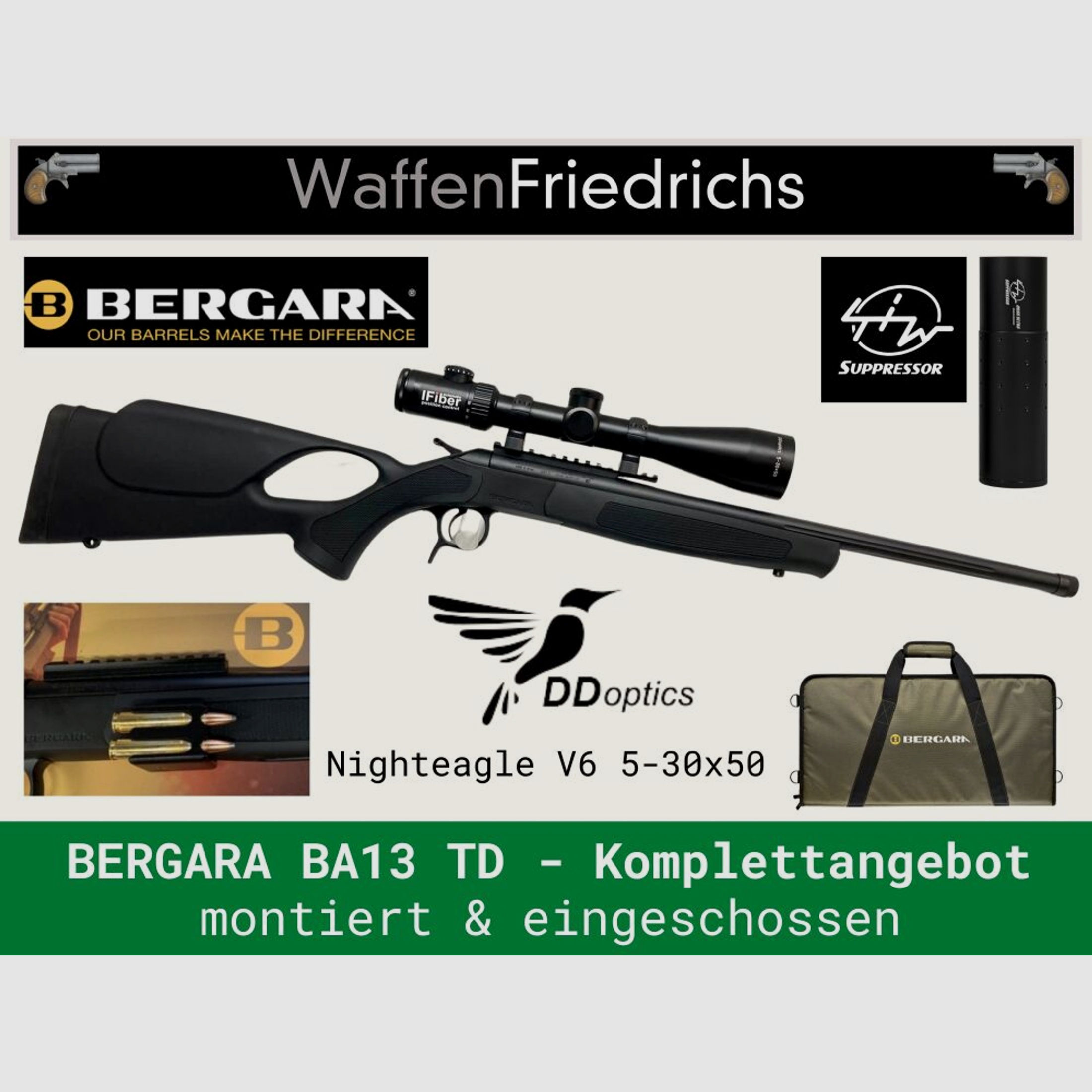 BERGARA	 BA13 TD Komplettangebot Jungjäger | Friedrich´s Jägerglück - Waffen Friedrichs