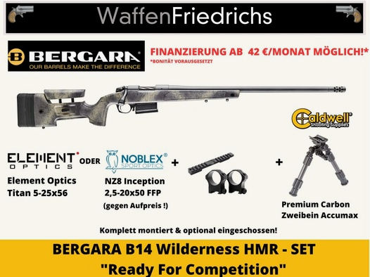 Bergara	 B14 WILDERNESS HMR | Ready for Competition - Komplettangebot - Waffen Friedrichs