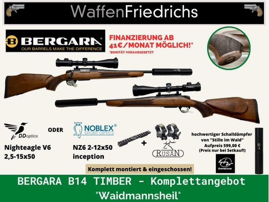 Bergara	 B14 Timber | Waidmannsheil| Komplettangebot - Waffen Friedrichs