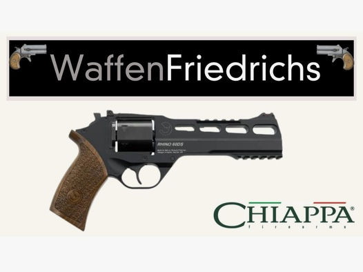 CHIAPPA	 RHINO 60DS Revolver Brüniert | schwarz -Waffen Friedrichs