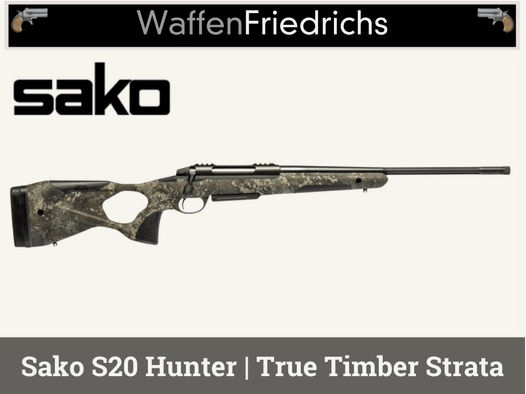 SAKO	 S20 Hunter | True Timber Strata | LL 51 cm- Waffen Friedrichs