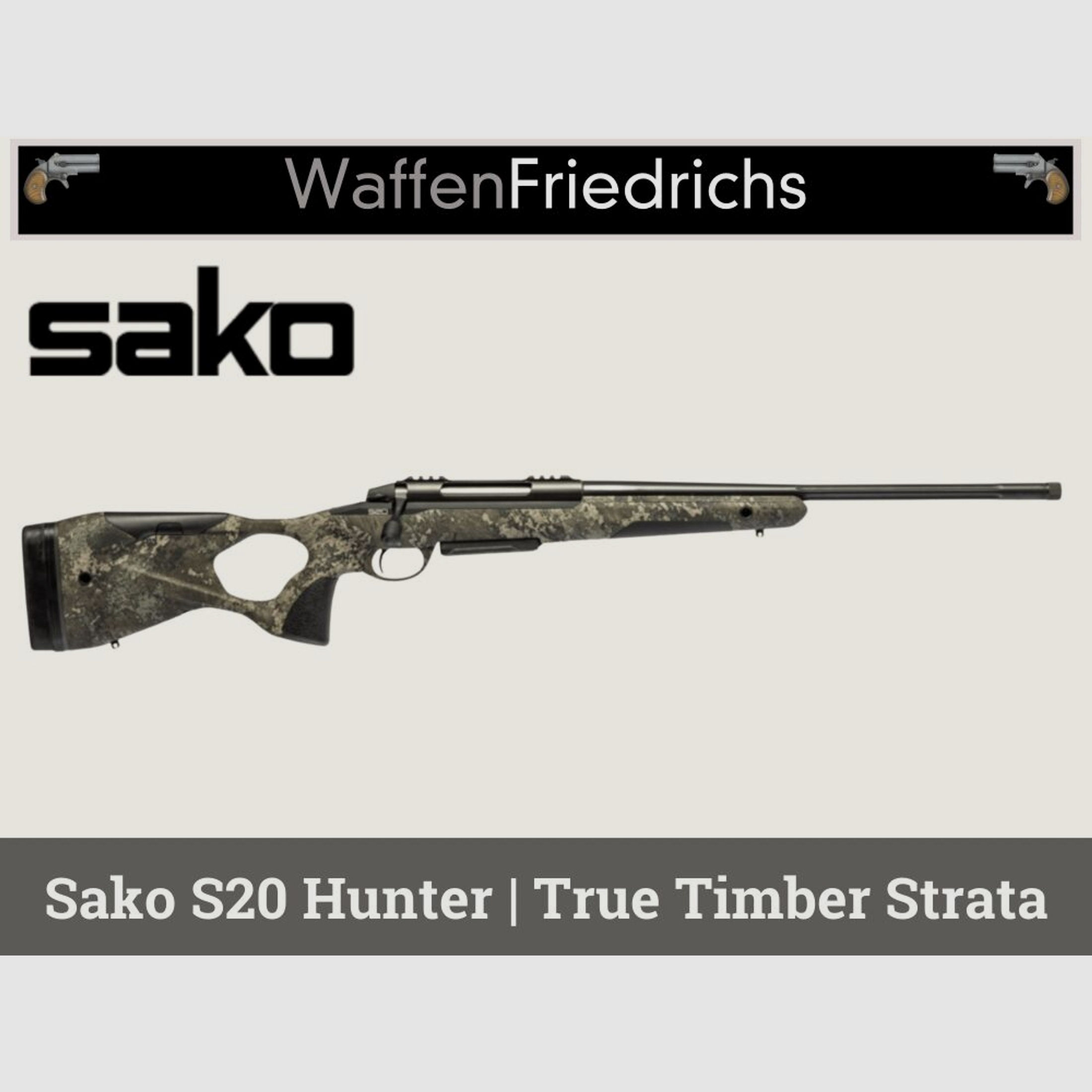 SAKO	 S20 Hunter | True Timber Strata | LL 51 cm- Waffen Friedrichs