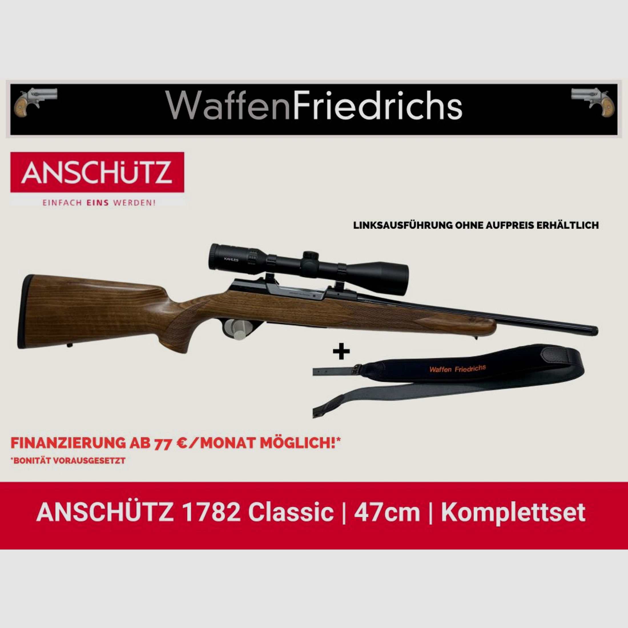 Anschütz	 1782 Classic Set | Jungjäger Komplettangebot - Waffen Friedrichs