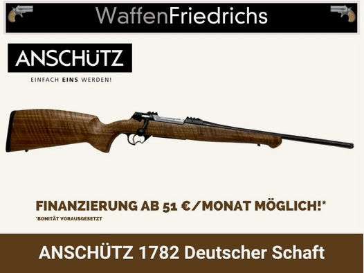 ANSCHÜTZ	 1782 Deutscher Schaft | Premium Holzklasse - Waffen Friedrichs