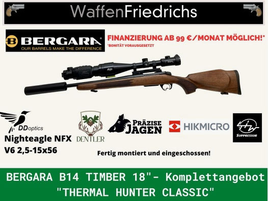 BERGARA	 B14 Timber | Thermal Hunter Classic| Komplettangebot - Waffen Friedrichs