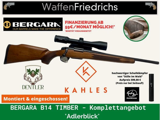 Bergara	 B14 Timber "Adlerblick"  Komplettangebot | Junjägerangebot - Waffen Friedrichs