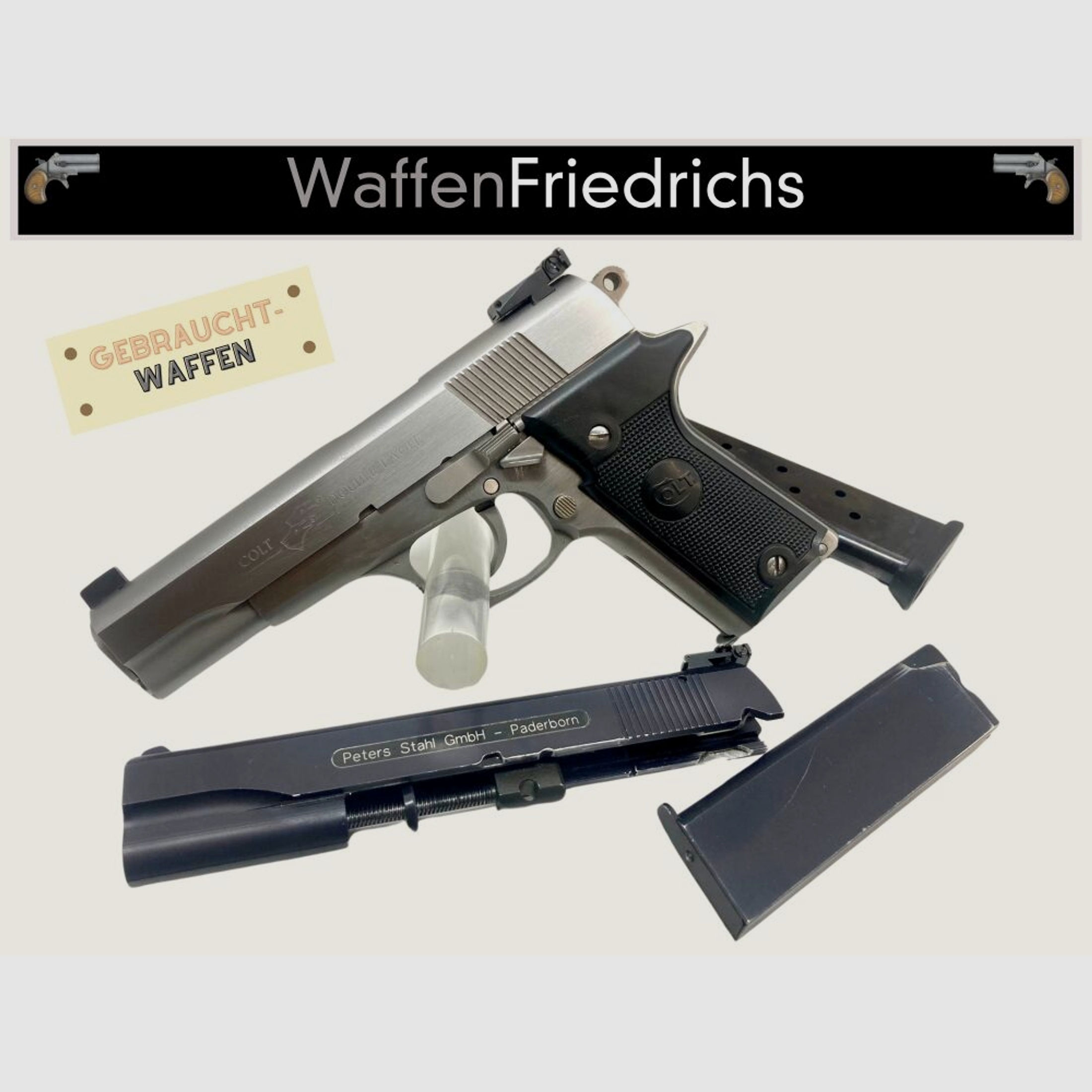 Colt	 Double Eagle .45 ACP inkl. Peters Stahl Wechselsystem .22lr - Waffen Friedrichs