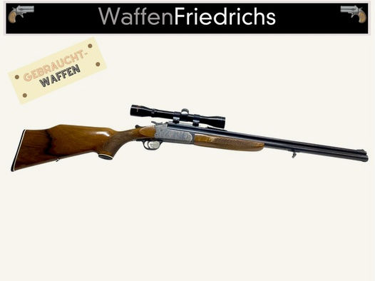 Kettner / Atlas	 gepflegte Schonzeitbockbüchsflinte mit ZFR - Waffen Friedrichs