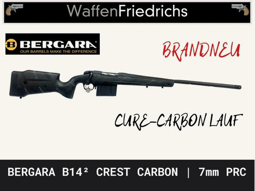 Bergara	 B14² Crest Carbon mit Carbonlauf und Carbonschaft - Waffen Friedrichs